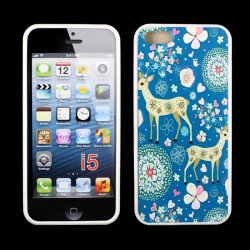Apple iPhone 5 5S Design Case (Reindeer)